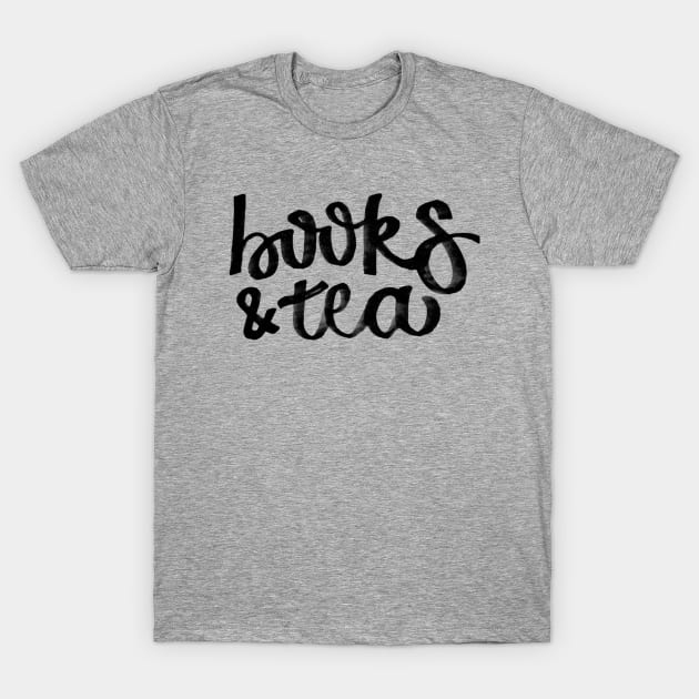 Books & Tea T-Shirt by olxKAIT
